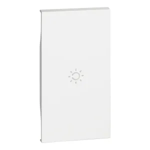 BTicino KW01M2A LivingNow 2M Tasten- abdeckung m.Symbol Licht White