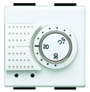 BTicino N4441 elektron. Raumthermostat 5-30°C Weiß