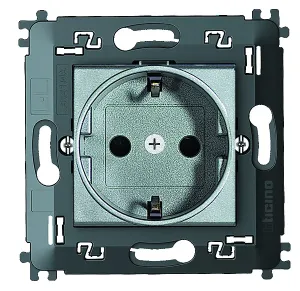 BTicino NT4141MA Schuko Steckdose m.erh.Ber.schutz,Tragring SL Tech