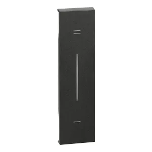 BTicino KG19MH LivingNow 1M Tasten- abdeckung MyHome m.Symbol +/- Black