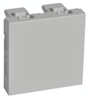 Legrand 412952 DX3 Blindplatte 2-modulig grau zum Einbau in Hutschienenadapter