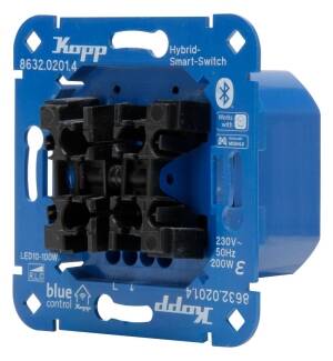 Kopp 863202014 Blue-control Hybrid-Smart-Switch:Unidimmer 1- Kanal